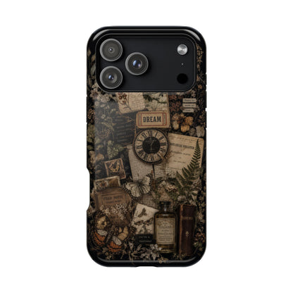 Botanical Collage iPhone Case – Magnetic MagSafe Protection