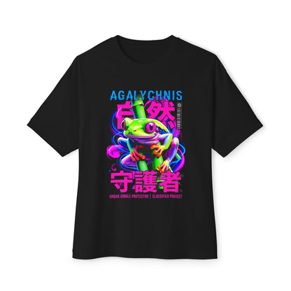 Neon Frog Graphic Tee – Cyberpunk Streetwear Unisex T-Shirt - LucyKay store