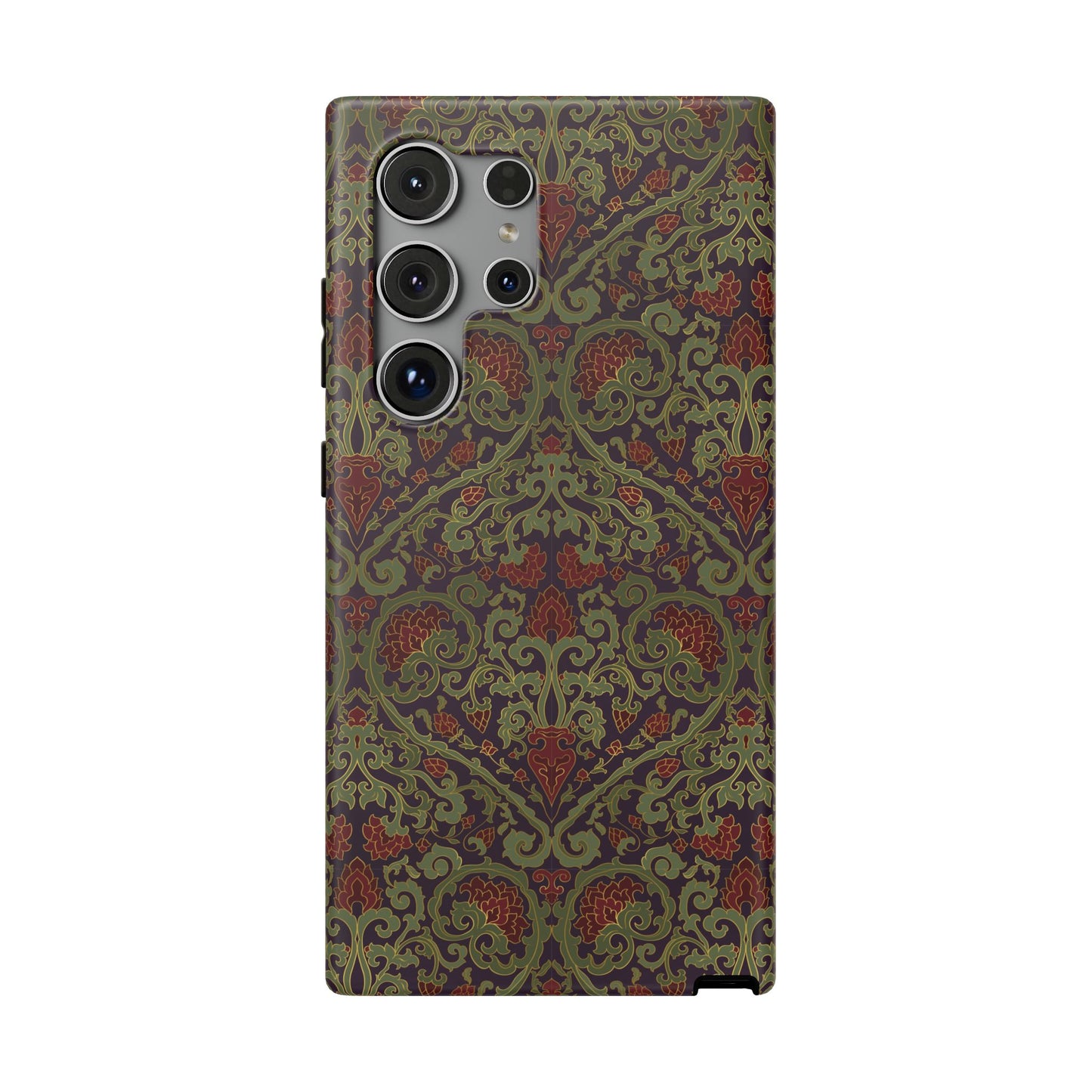 Dark Academia Vintage Tapestry Samsung Galaxy Case - Damask - LucyKay store
