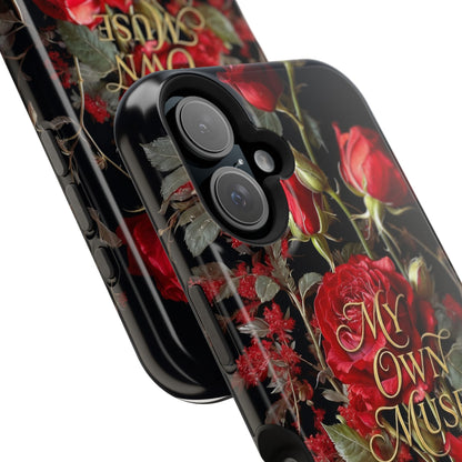 Red Rose Floral iPhone Case - Impact - Resistant Dual - Layer - LucyKay store