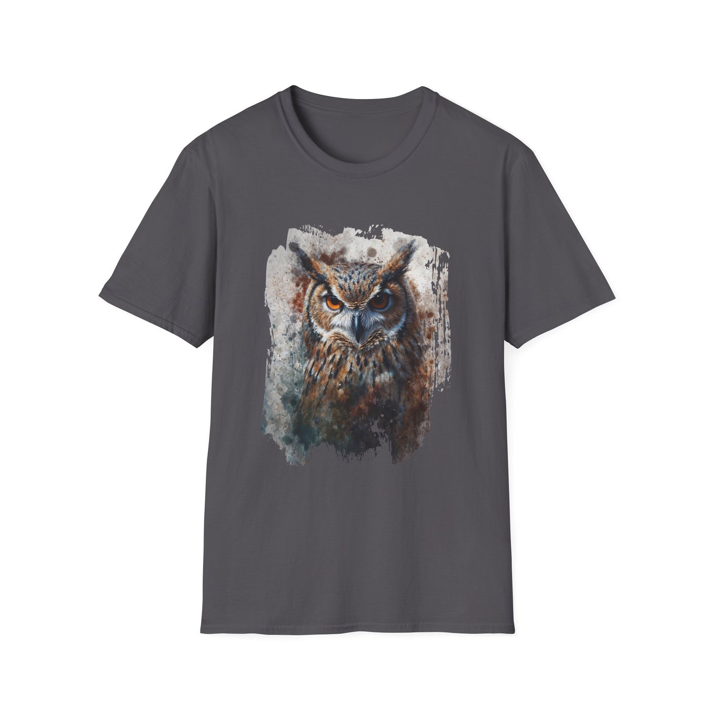 Watercolor Owl T-Shirt Unisex - Enchanting Art Softstyle Tee - LucyKay store
