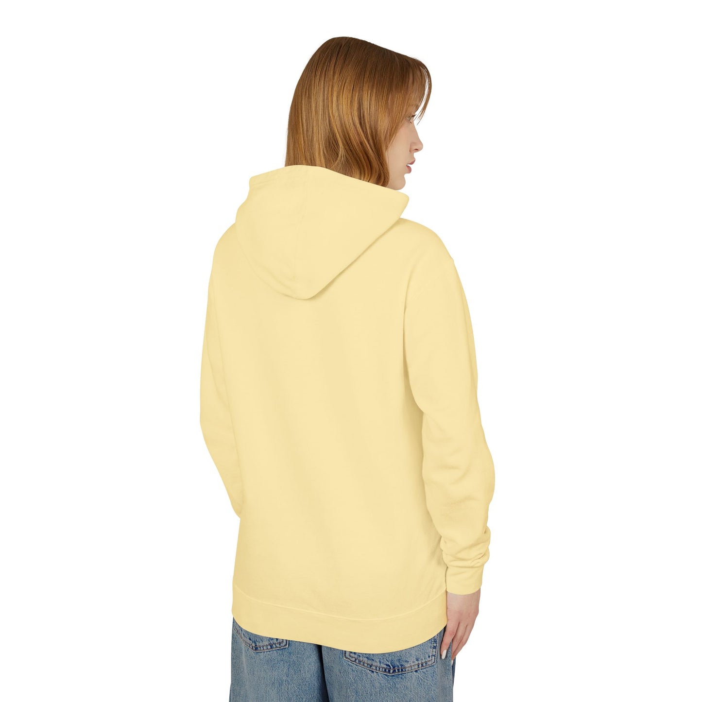 Floral Hoodie Women - Hydrangea Butterfly Lightweight Pullover - LucyKay store