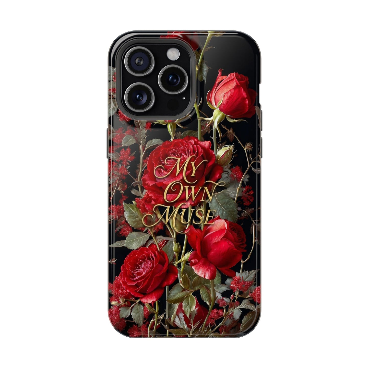 Red Rose Floral iPhone Case - Impact - Resistant Dual - Layer - LucyKay store