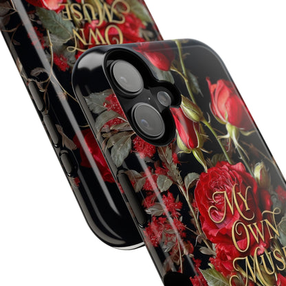 Red Rose Floral iPhone Case - Impact - Resistant Dual - Layer - LucyKay store