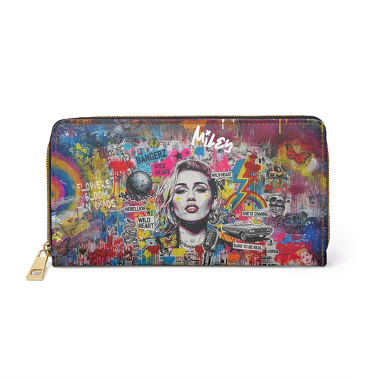 Graffiti Wallet - Miley Cyrus inspired - LucyKay store
