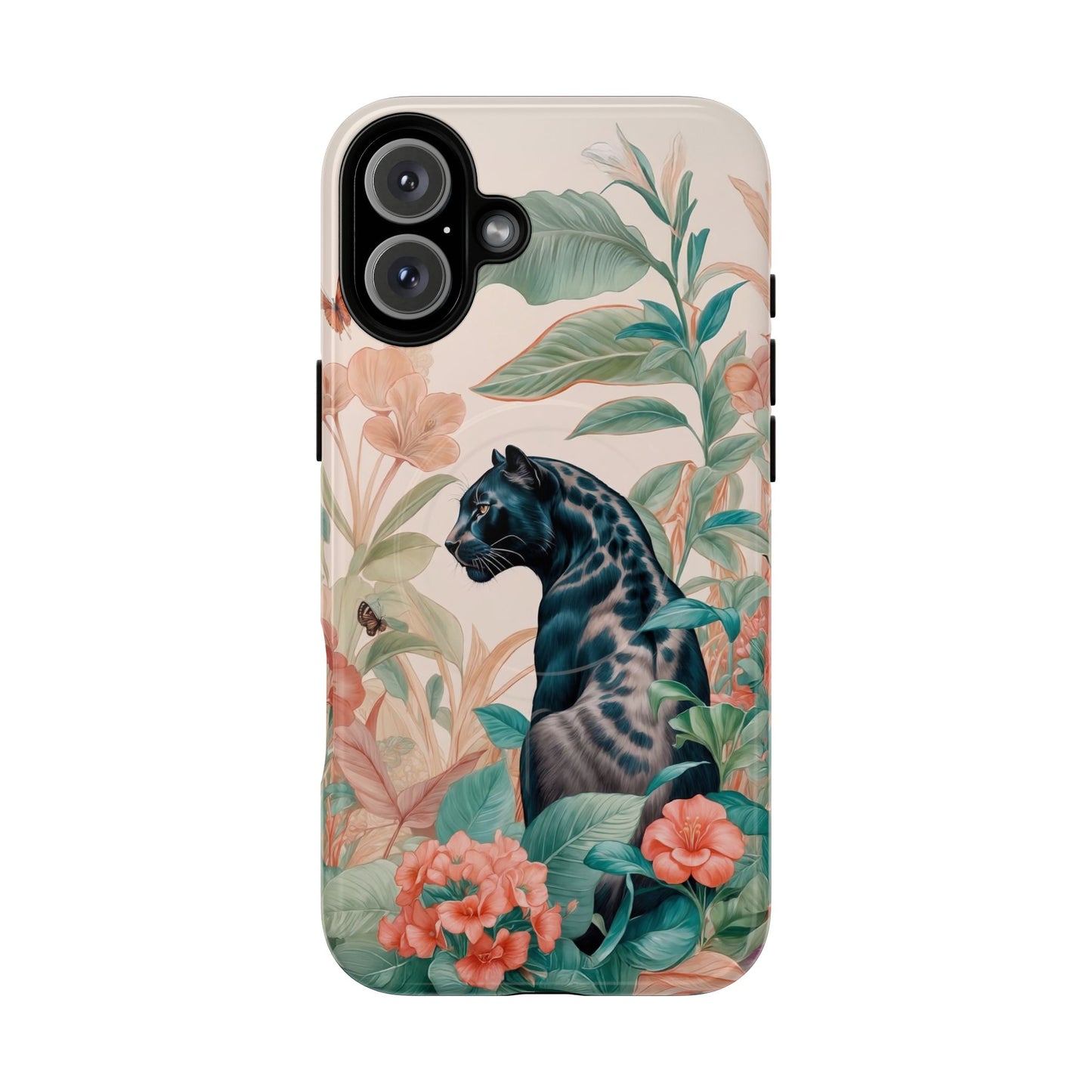 Panther Floral Tough Phone Case - LucyKay store