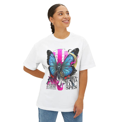 Butterfly Graphic Tee - Oversized Boxy Aesthetic Shirt - LucyKay store