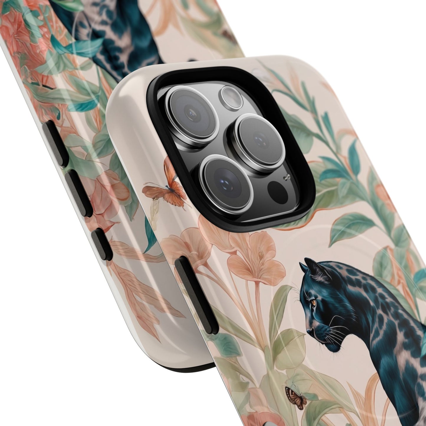 Panther Floral Tough Phone Case - LucyKay store