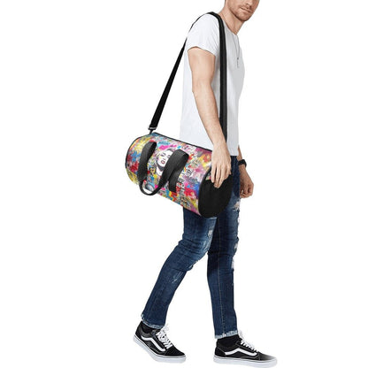 Wild Heart Pop Art Graffiti Travel Duffel Bag | Waterproof Weekender - LucyKay store