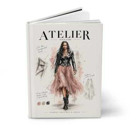 Personalized Hardcover Journal – Atelier Fashion Illustration Notebook