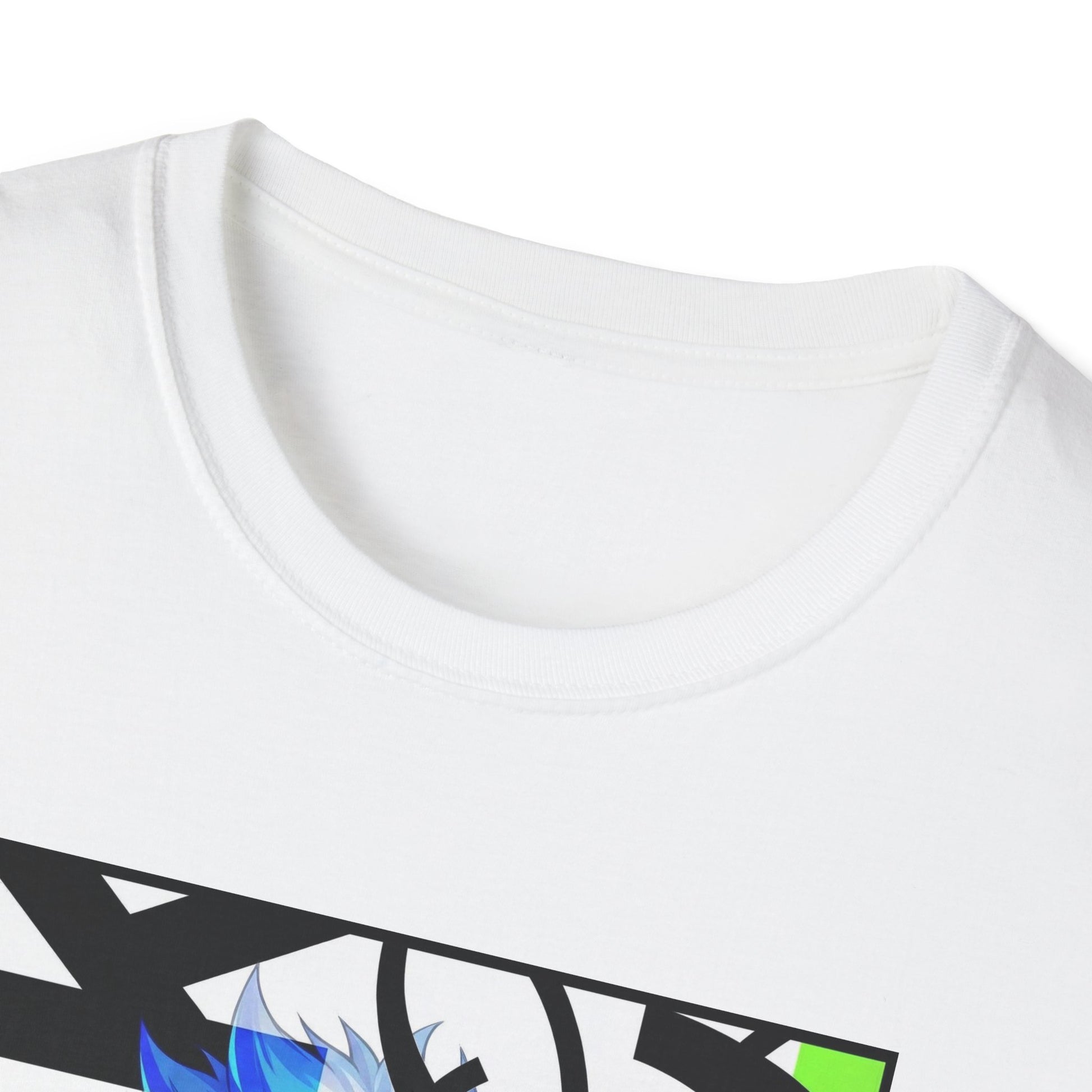 Neon Graffiti Anime T-Shirt | Abstract Street Art Portrait Tee - LucyKay store
