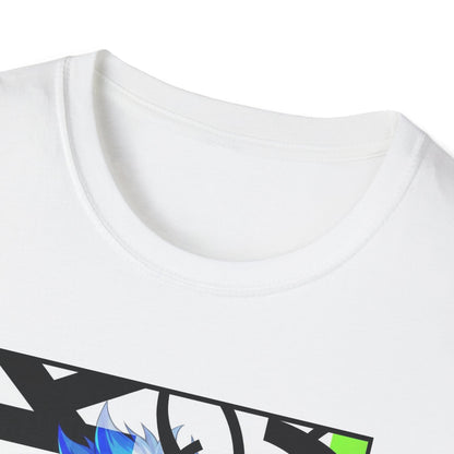 Neon Graffiti Anime T-Shirt | Abstract Street Art Portrait Tee - LucyKay store