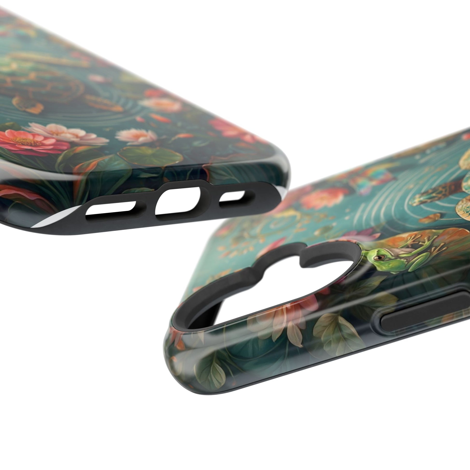 Turtle Floral Phone Case - Sea Turtle MagSafe iPhone Case - LucyKay store
