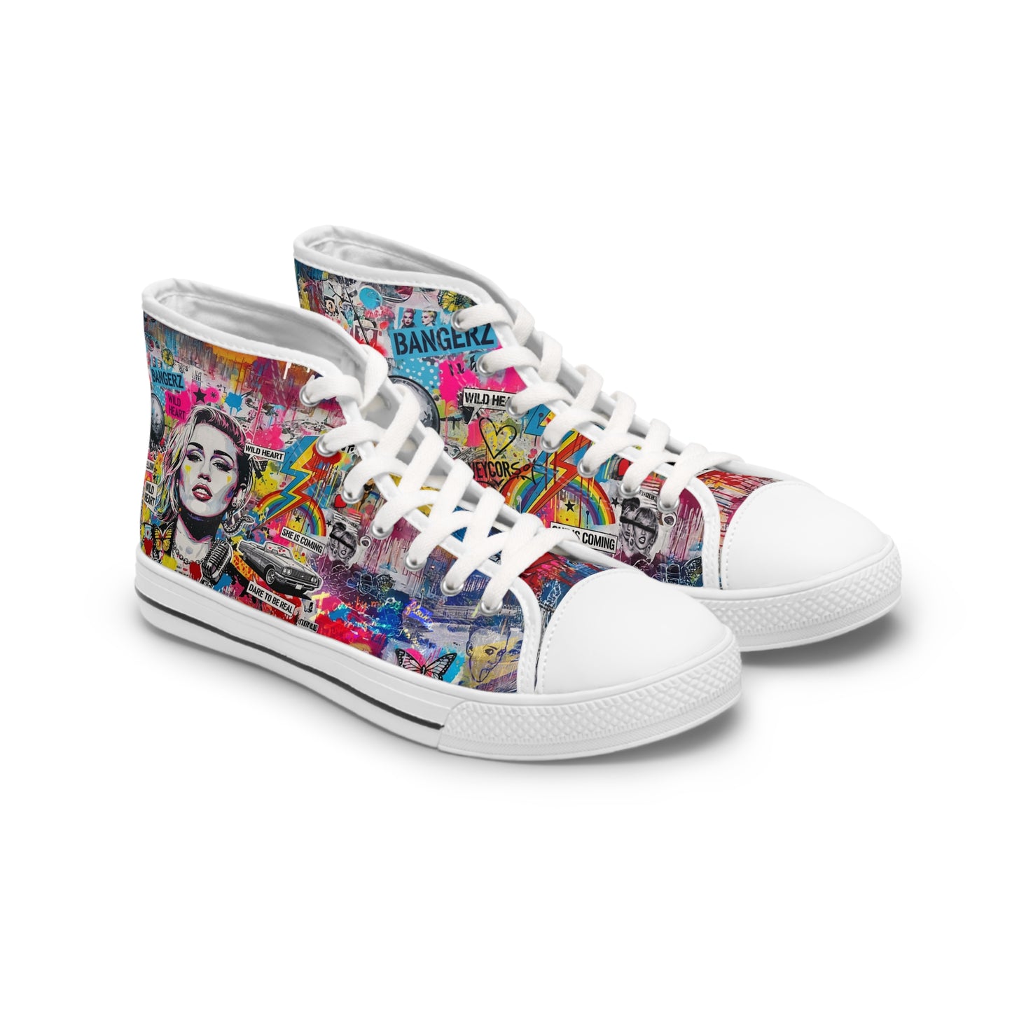 Women’s Graffiti High Top Sneakers - LucyKay store