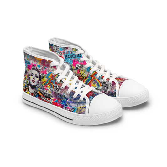Women’s Graffiti High Top Sneakers - LucyKay store
