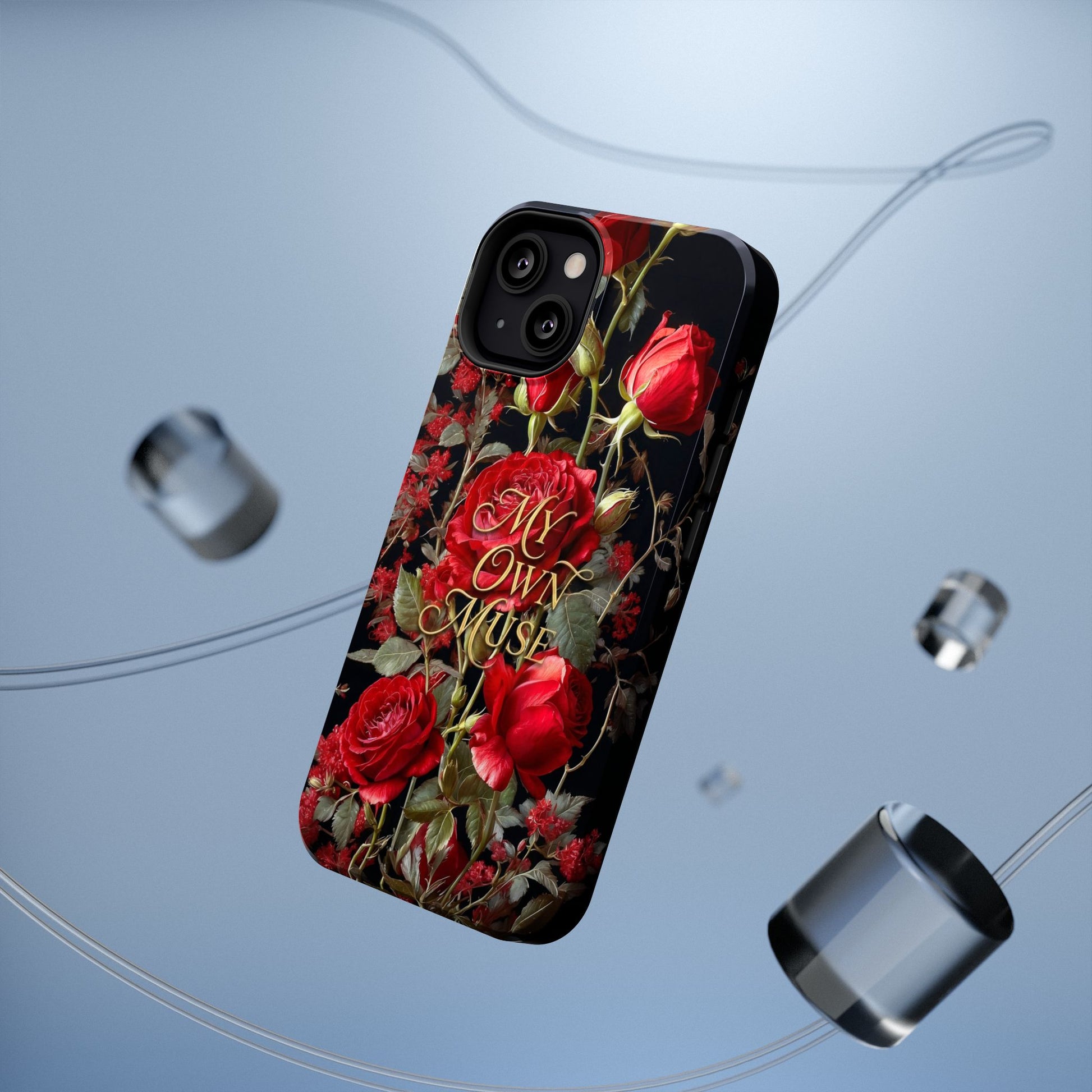 Red Rose Floral iPhone Case - Impact - Resistant Dual - Layer - LucyKay store