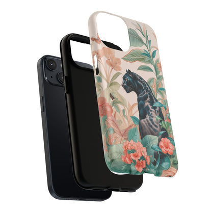 Panther Floral Tough Phone Case - LucyKay store