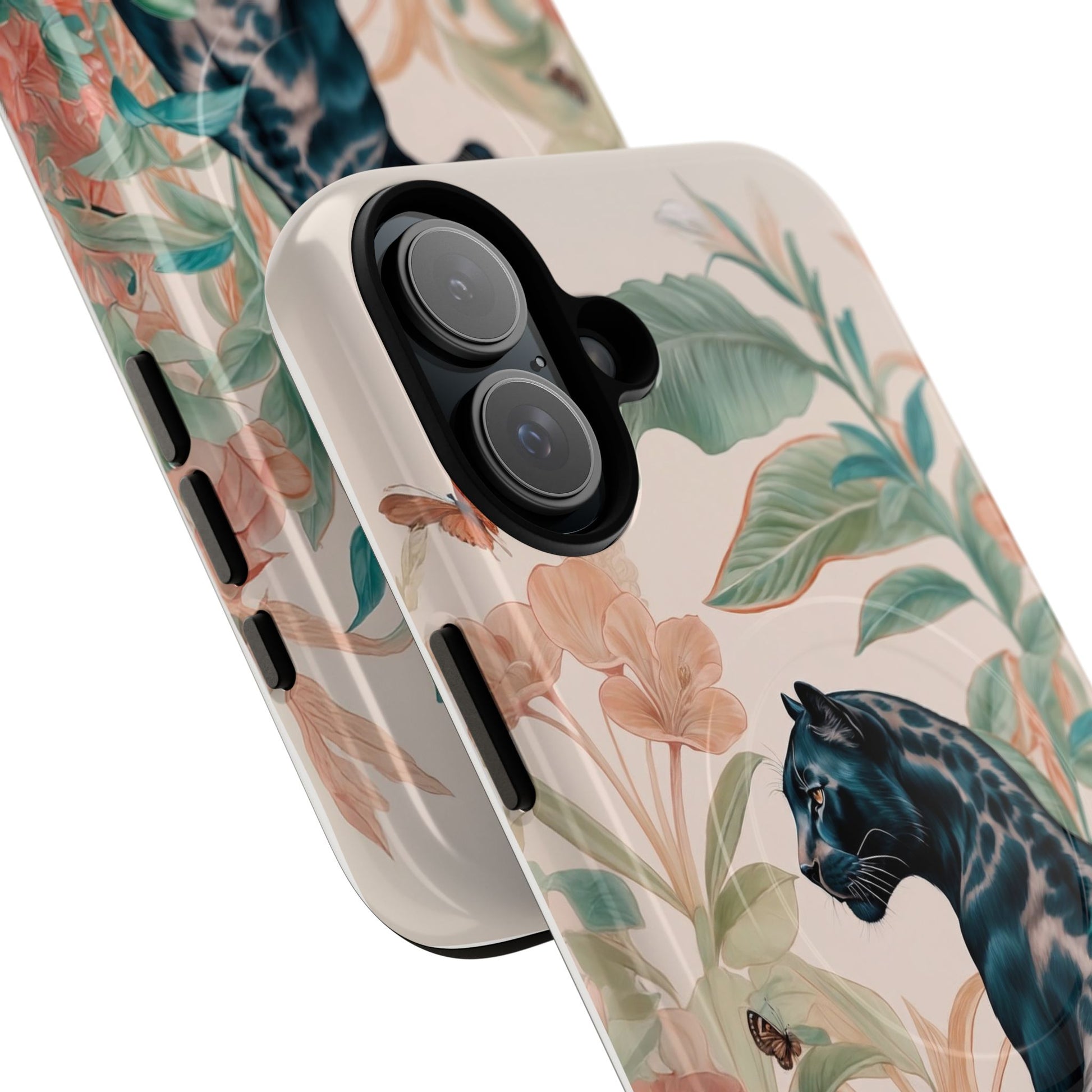 Panther Floral Tough Phone Case - LucyKay store