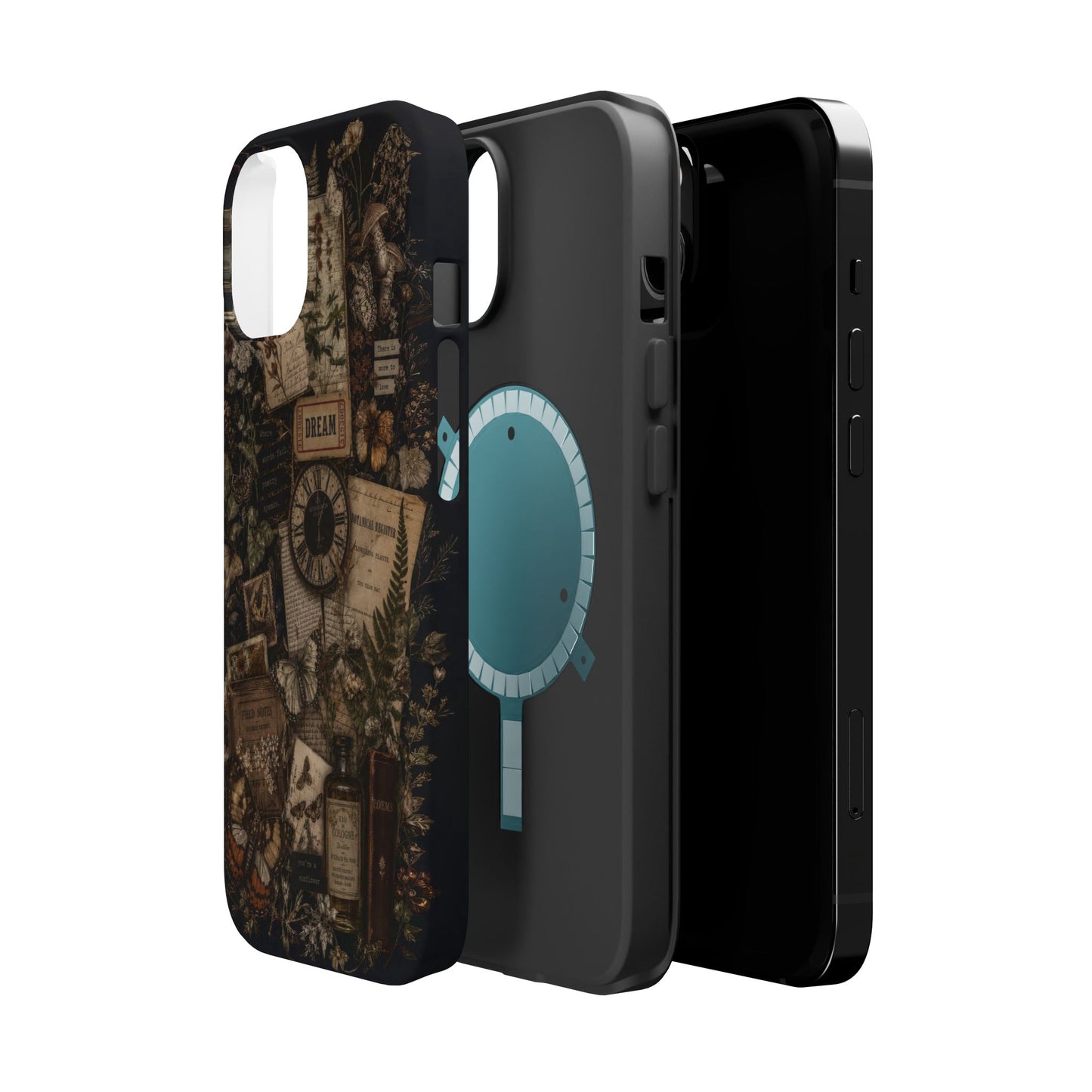 Botanical Collage iPhone Case – Magnetic MagSafe Protection