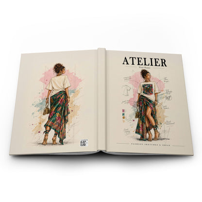 Fashion Illustration Hardcover Journal | Atelier Sketchbook Notebook
