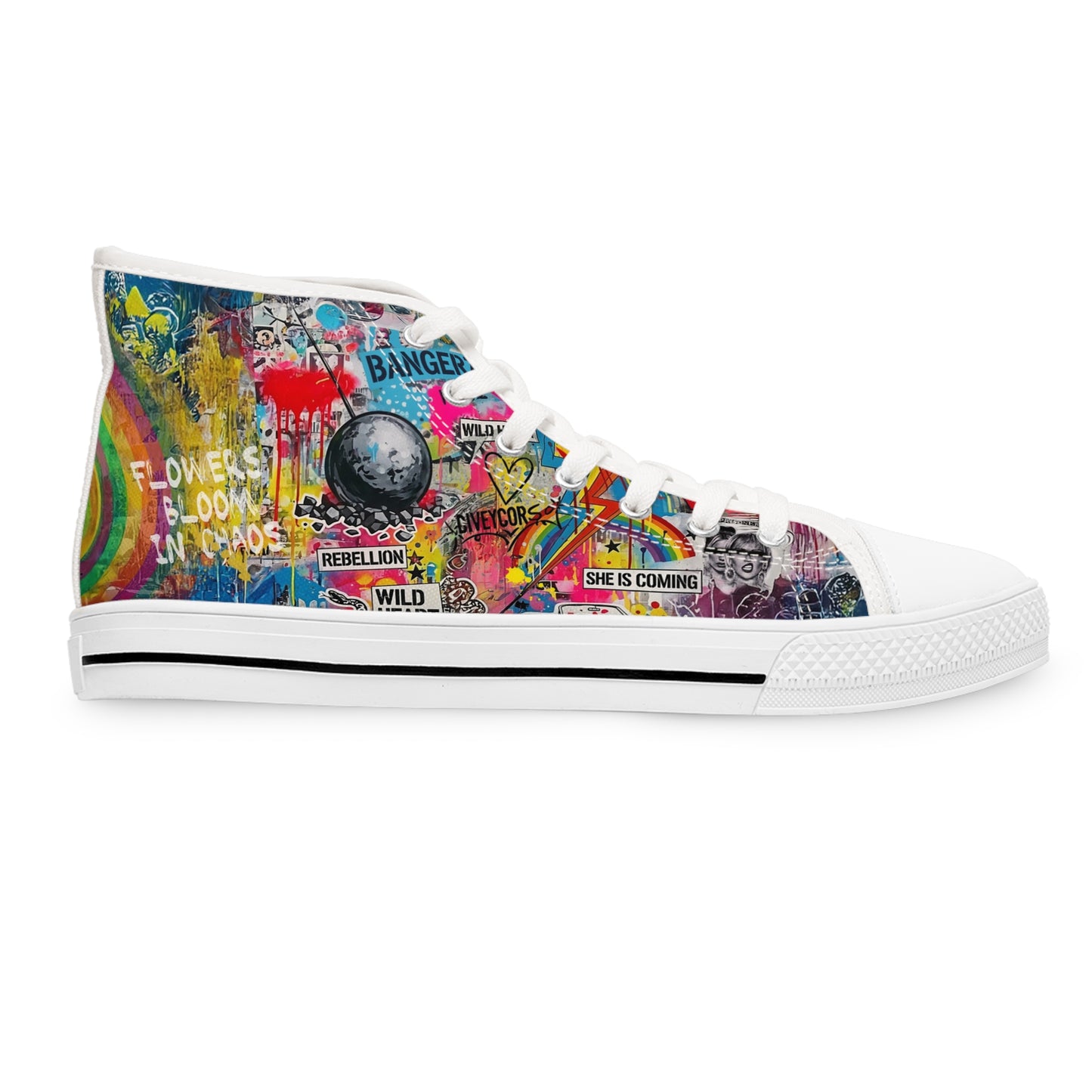 Women’s Graffiti High Top Sneakers - LucyKay store
