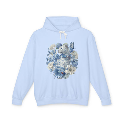 Floral Cheetah Hoodie - Lightweight Cotton Sweatshirt Women - LucyKay store