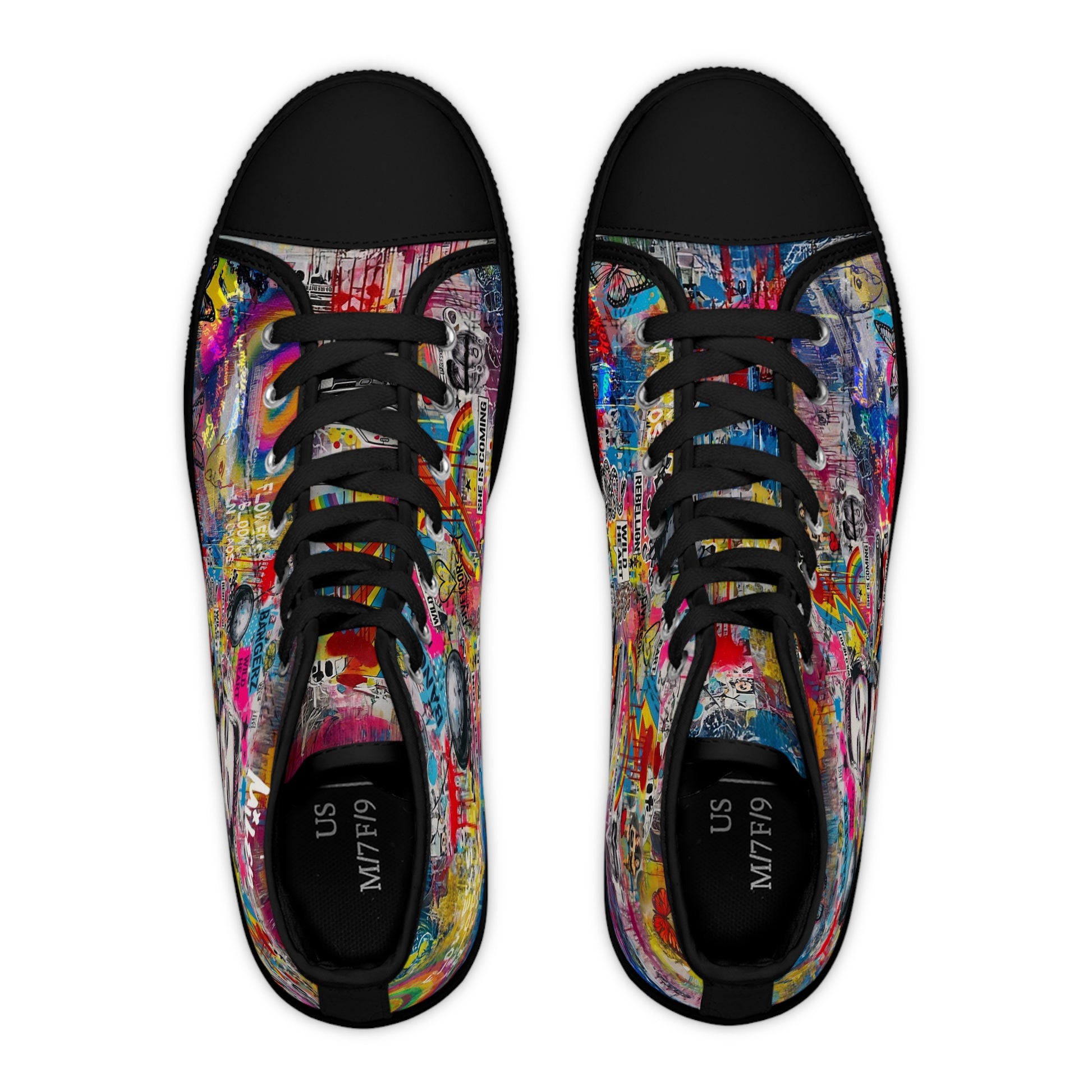 Women’s Graffiti High Top Sneakers - LucyKay store