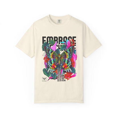 Butterfly Graphic T-Shirt - Colorful Unisex Cotton Tee - LucyKay store