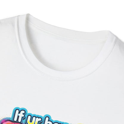 Funny Dinosaur T-Shirt - If Ur Happy Clap Your Oh Graffiti Tee - LucyKay store