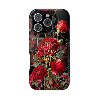 Red Rose Floral iPhone Case - Impact - Resistant Dual - Layer - LucyKay store