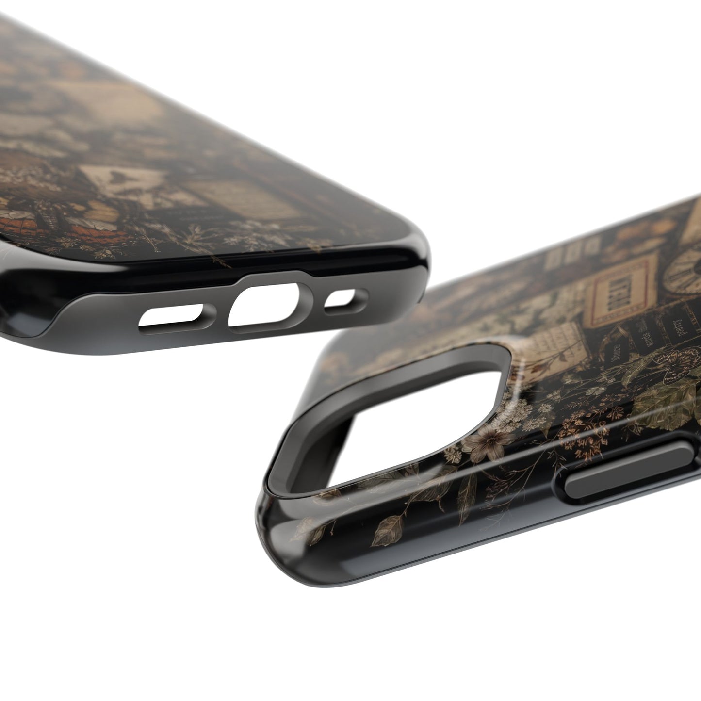 Botanical Collage iPhone Case – Magnetic MagSafe Protection