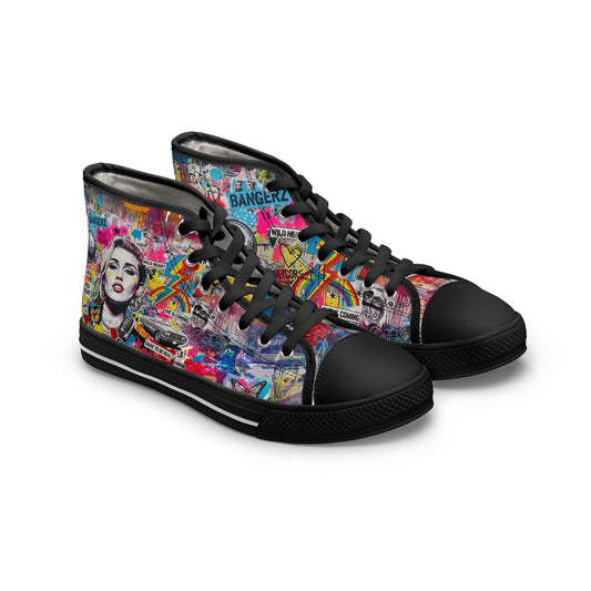 Women’s Graffiti High Top Sneakers - LucyKay store