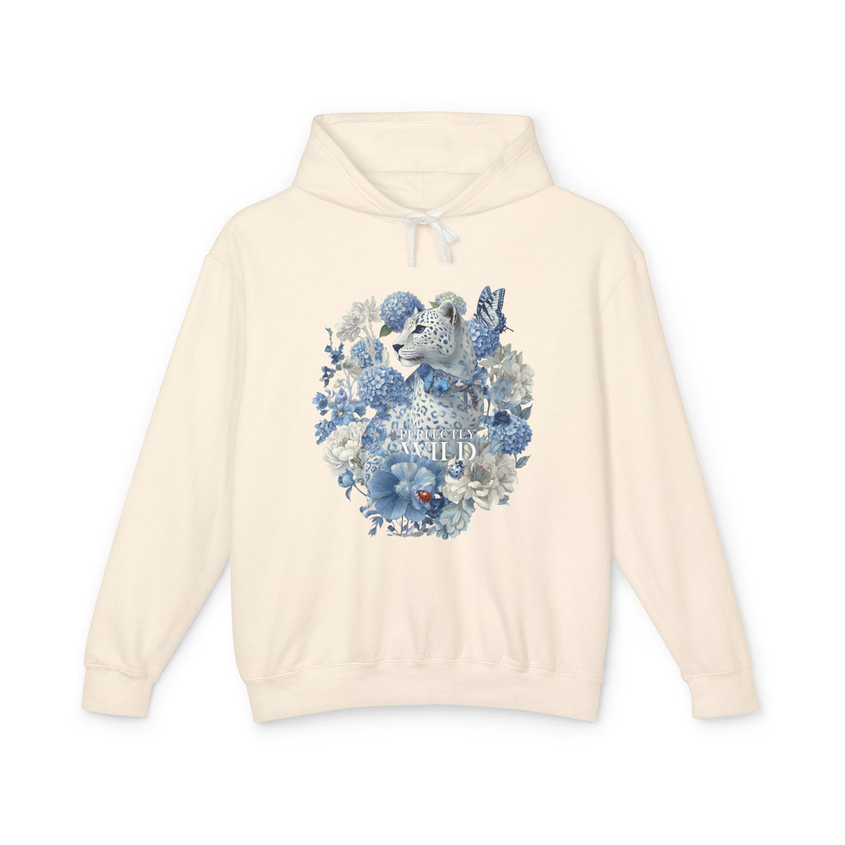 Floral Cheetah Hoodie - Lightweight Cotton Sweatshirt Women - LucyKay store