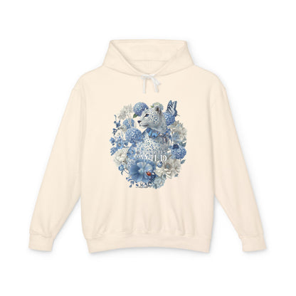 Floral Cheetah Hoodie - Lightweight Cotton Sweatshirt Women - LucyKay store
