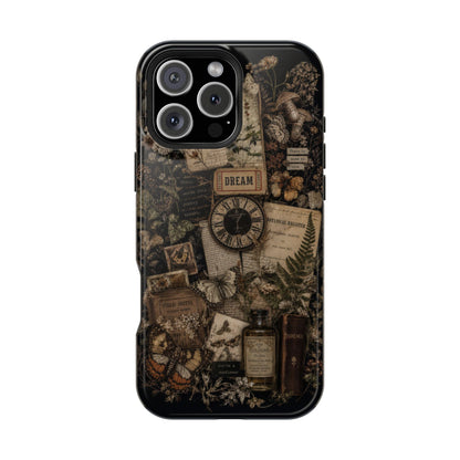 Botanical Collage iPhone Case – Magnetic MagSafe Protection