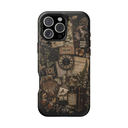 Botanical Collage iPhone Case – Magnetic MagSafe Protection