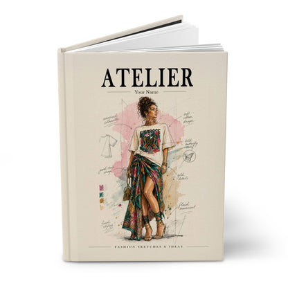 Fashion Illustration Hardcover Journal | Atelier Sketchbook Notebook