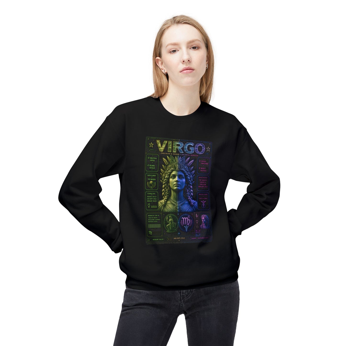 Virgo Zodiac Goddess Sweatshirt