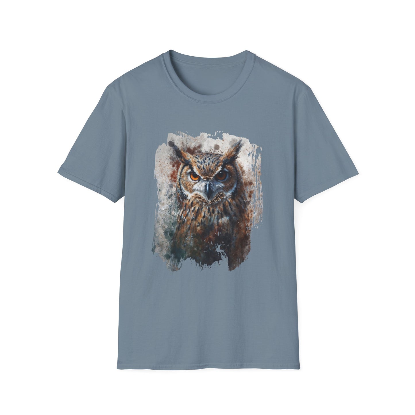 Watercolor Owl T-Shirt Unisex - Enchanting Art Softstyle Tee - LucyKay store