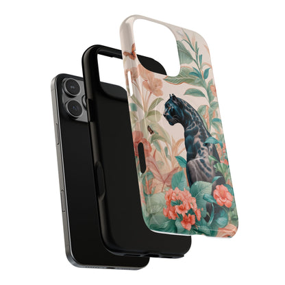 Panther Floral Tough Phone Case - LucyKay store