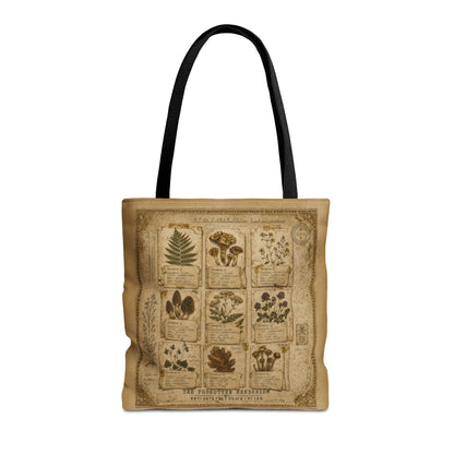 Botanical Tote Bag – Vintage Herbalist & Mushroom Print