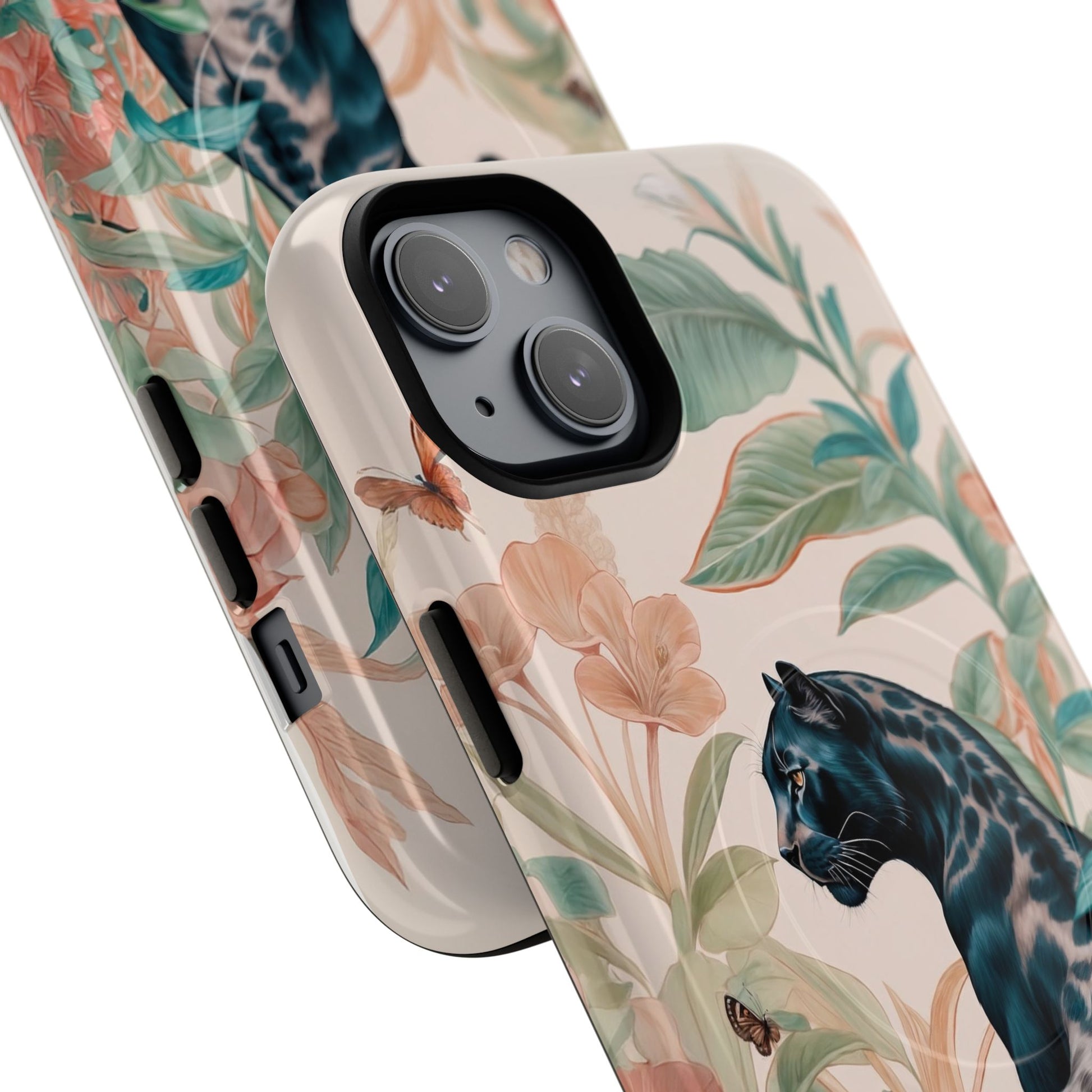 Panther Floral Tough Phone Case - LucyKay store