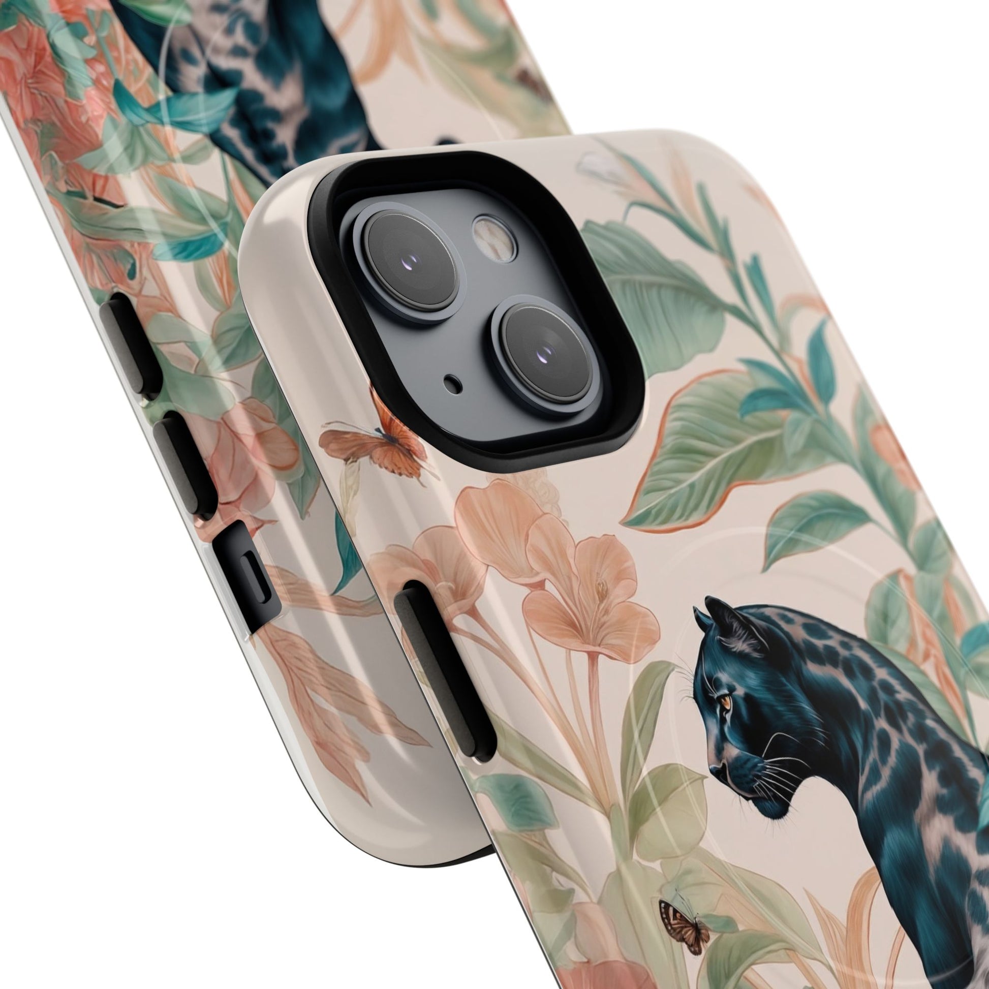 Panther Floral Tough Phone Case - LucyKay store