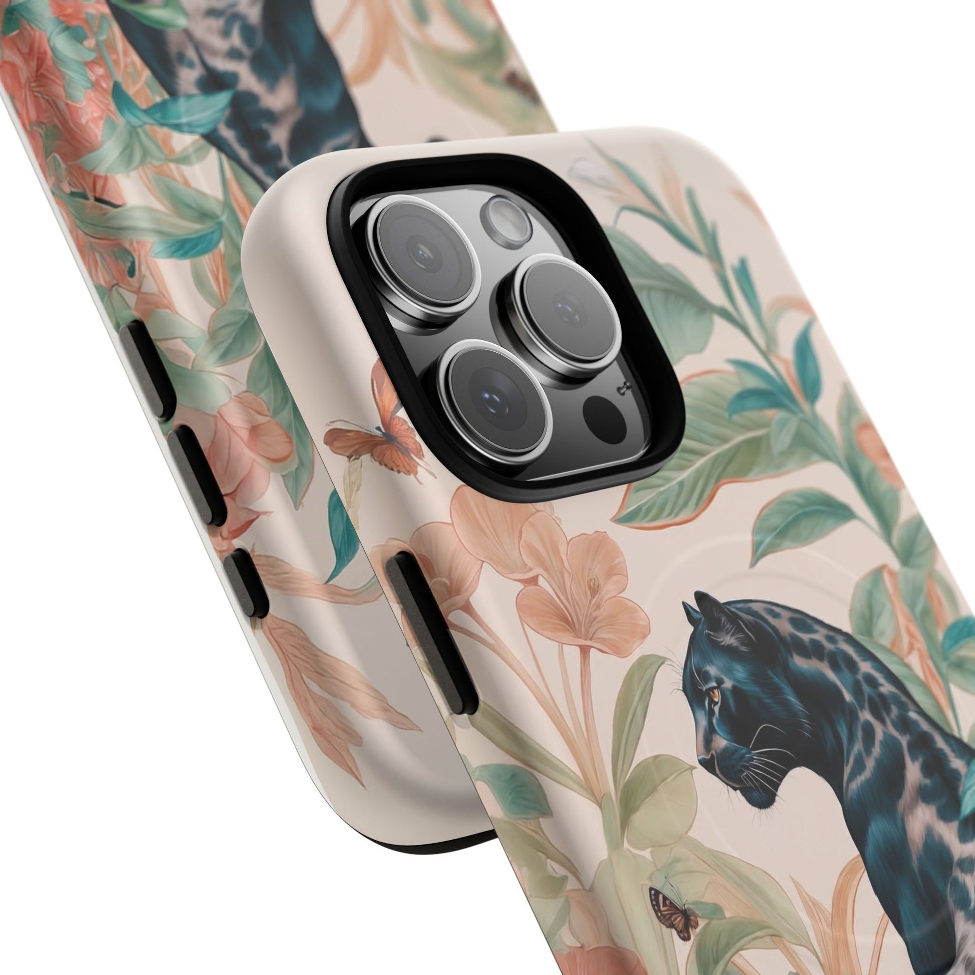 Panther Floral Tough Phone Case - LucyKay store