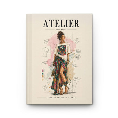 Fashion Illustration Hardcover Journal | Atelier Sketchbook Notebook
