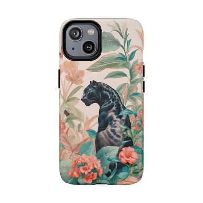 Panther Floral Tough Phone Case - LucyKay store