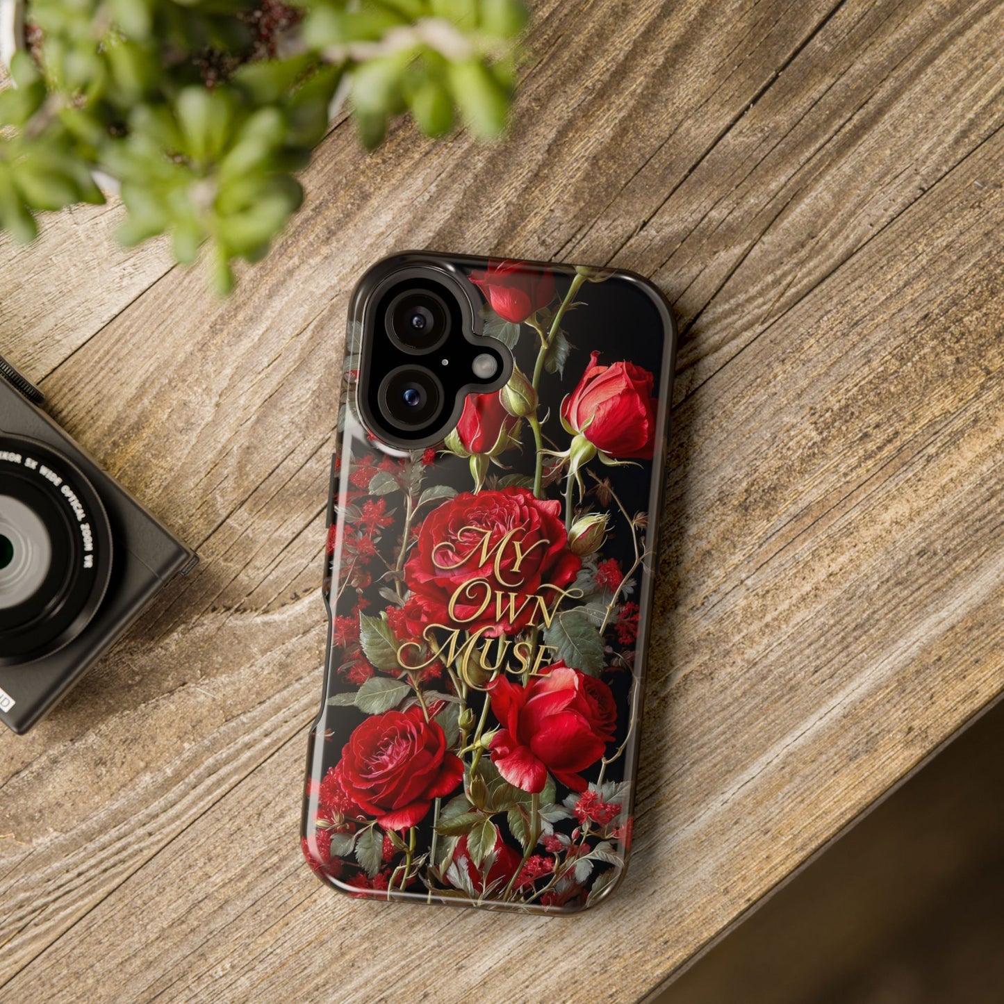 Red Rose Floral iPhone Case - Impact - Resistant Dual - Layer - LucyKay store