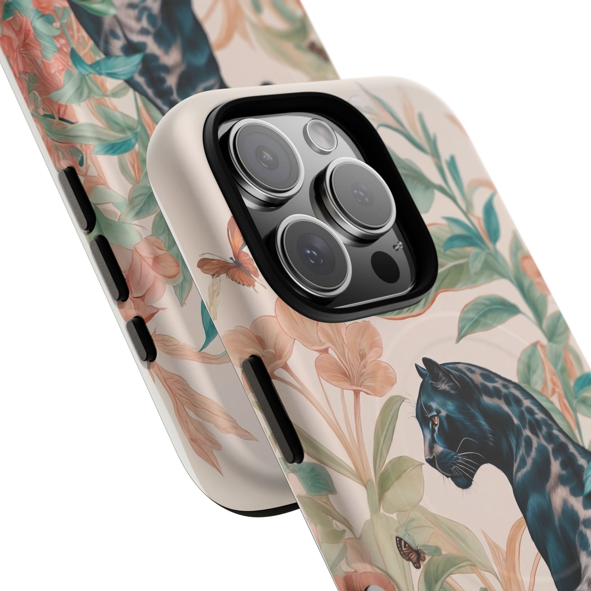 Panther Floral Tough Phone Case - LucyKay store