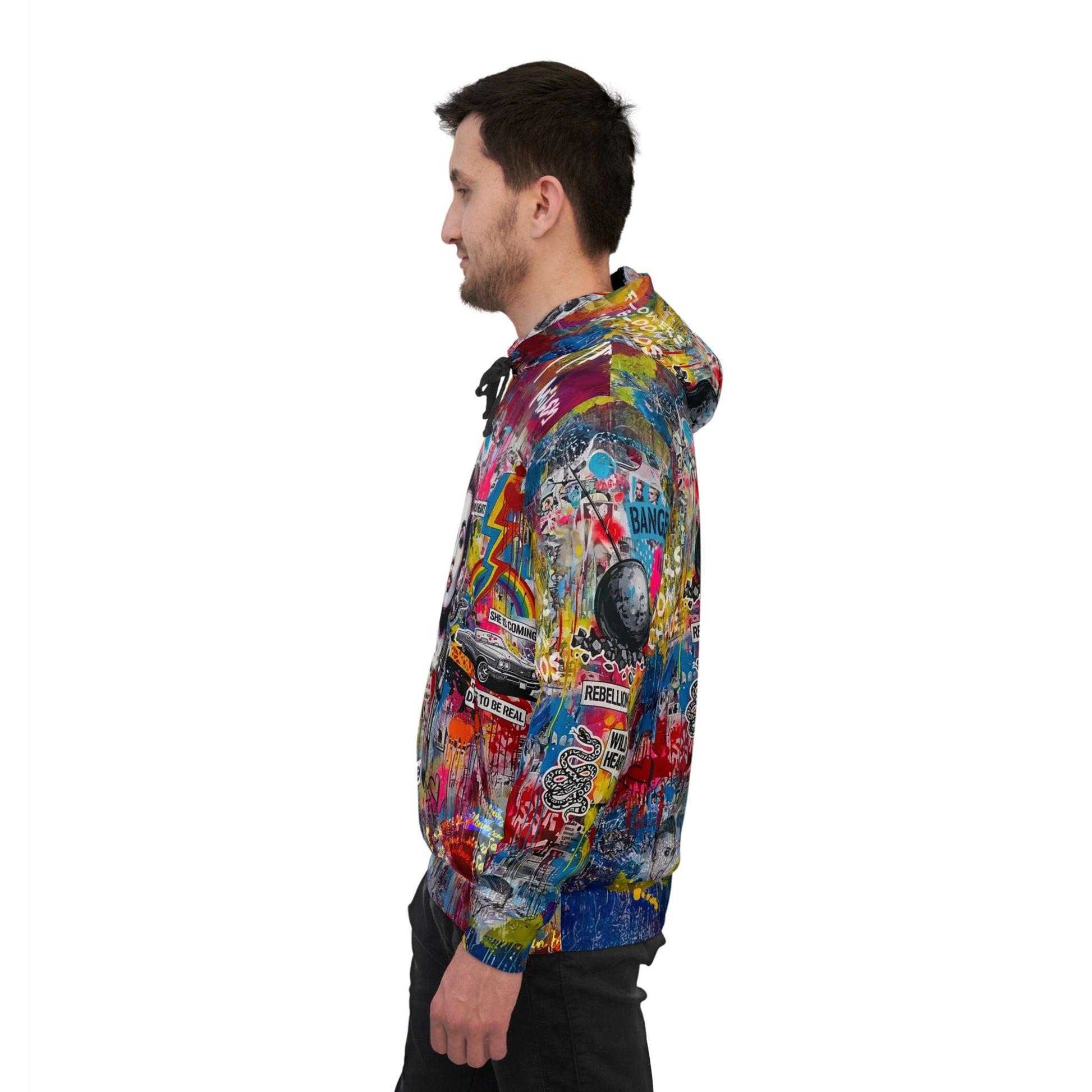 Graffiti Hoodie for Fearless Self - Expression | Miley Cyrus Inspired - LucyKay store