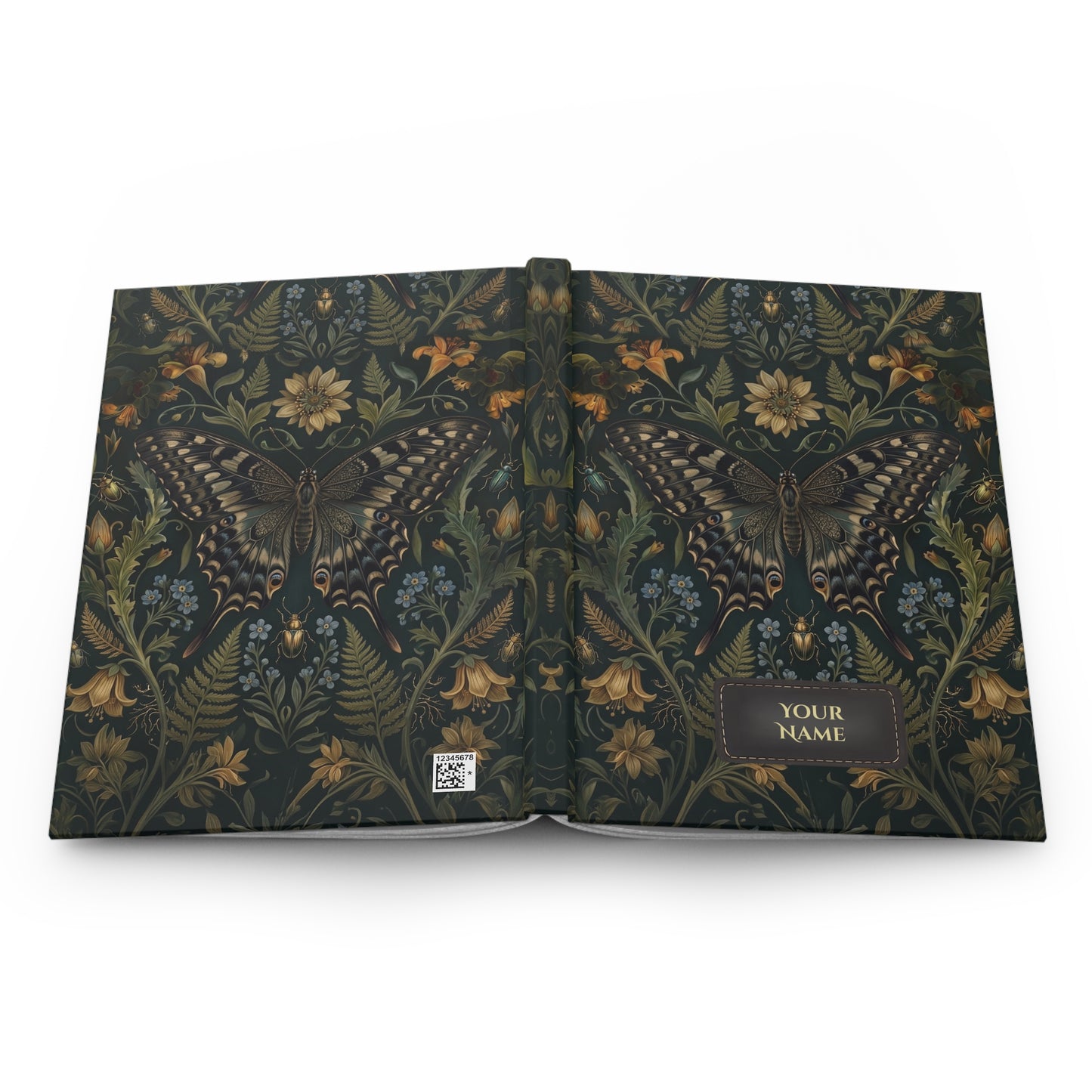 Botanical Hardcover Journal – Floral Vintage Lined Notebook - LucyKay store